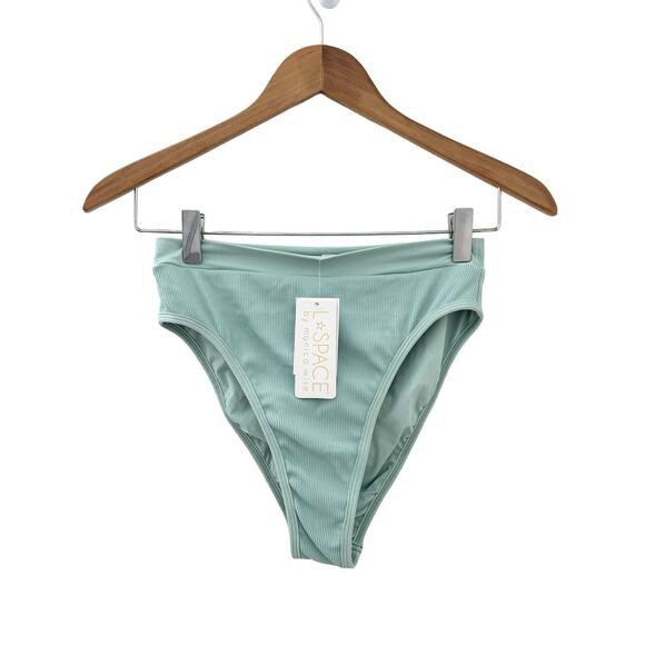 L*Space Frenchi Bottom Bitsy in High Tide Green L NWT - Picture 5 of 8